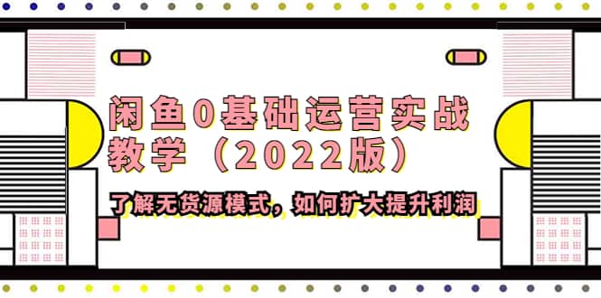 闲鱼0基础运营实战教学（2022版）了解无货源模式，如何扩大提升利润-自荐云信息速递