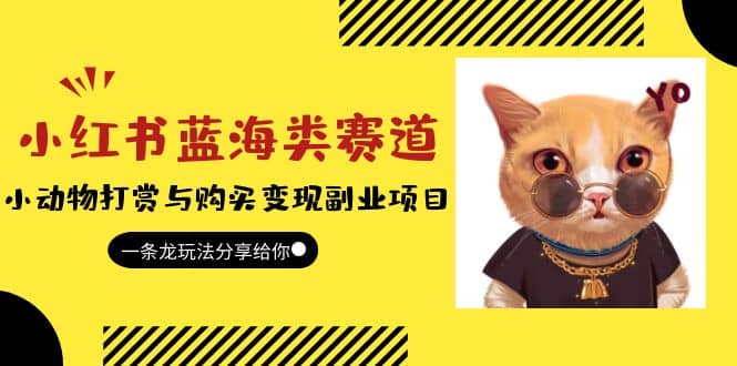 小红书蓝海类赛道:小动物打赏与购买变现副业项目,一条龙玩法分享给你-自荐云信息速递