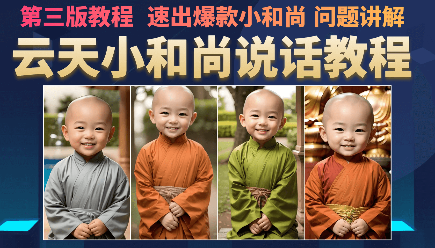 云天小和尚会说话，7天万粉（第3版教程）-自荐云信息速递