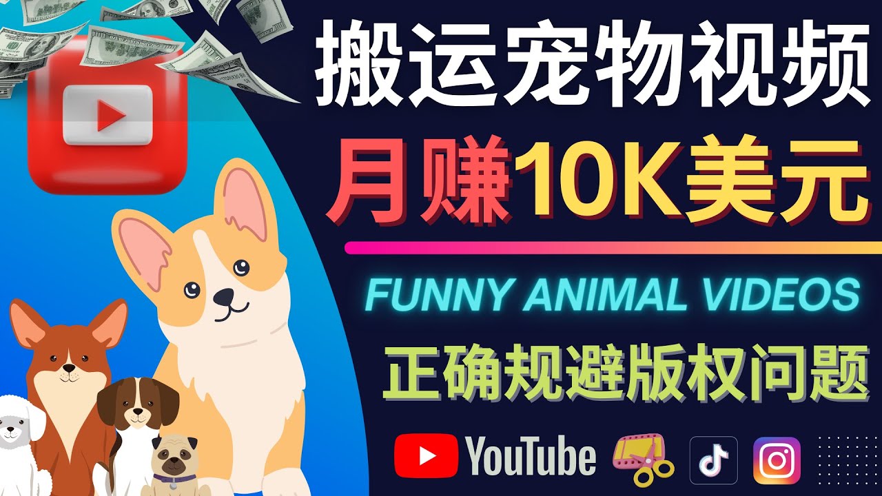 搬运TIKTOK视频到YouTube，并进行二次创作，月赚1万美元以上-自荐云信息速递