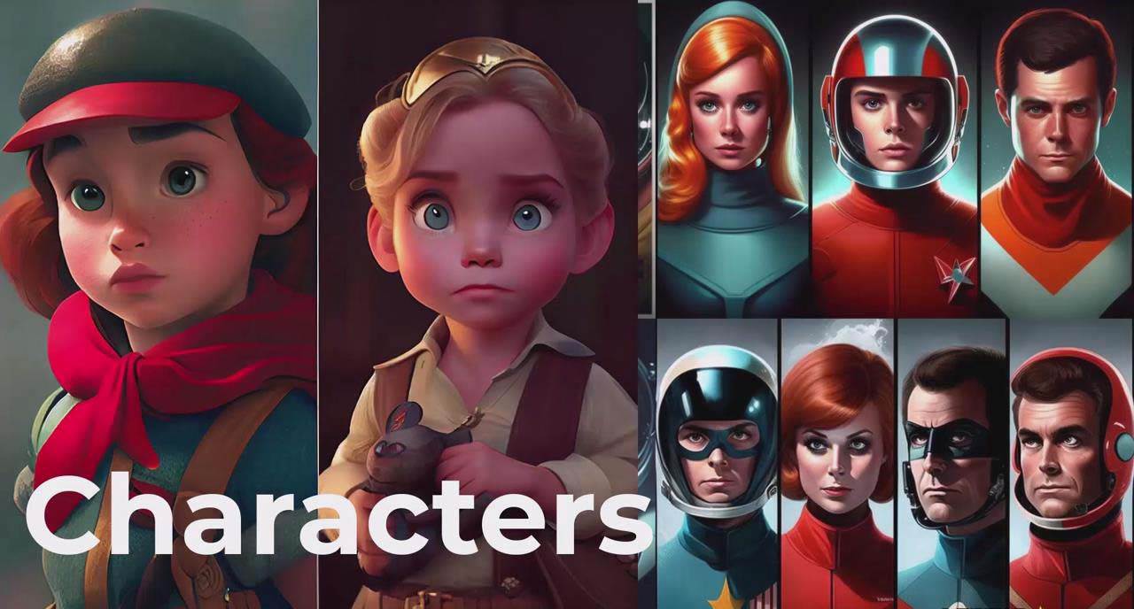 掌握 MidJourney V5 AI + ChatGPT创建一致的角色设计图像-22节课-中英字幕-自荐云信息速递