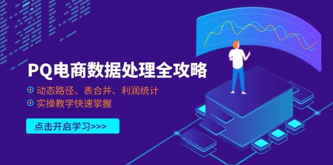 PQ电商数据处理全攻略，动态路径、表合并、利润统计，实操教学快速掌握-自荐云信息速递